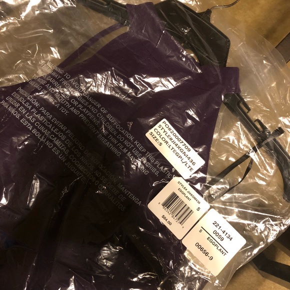 NWT BEE Smart Eggplant Sleeveless Party Dress 💜 - Picture 3 of 8